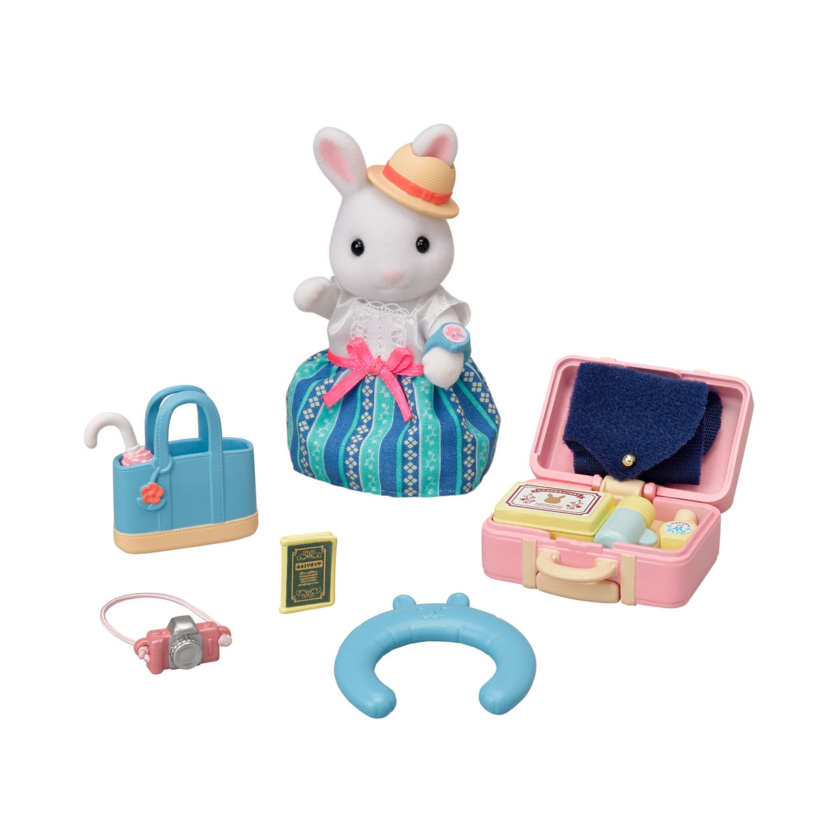 Set Viaje De Fin De Semana Emilia Conejo De Nieve Sylvanian Families